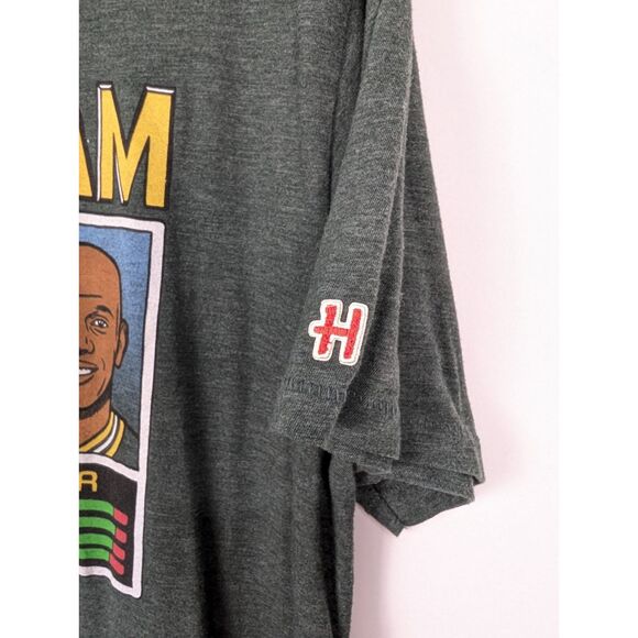 NFL JAM Green Bay Packers Brett Favre Donald Driver Men's LRG Shirt Homage Green - Picture 3 of 5